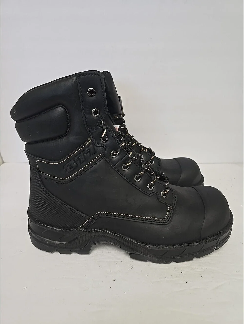 Dakota Men's 8'' 877 Steel Toe Steel Plate Work Boots Black Size 12M